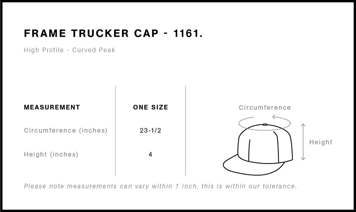 fnco 2407 Frame Foam Trucker Cap
