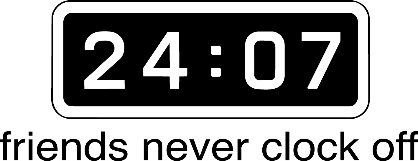 24:07 — friends never clock off